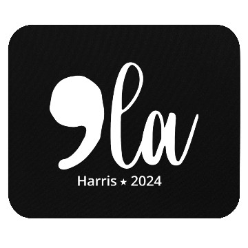 Discover comma la kamala harris 2024 Mouse Pads