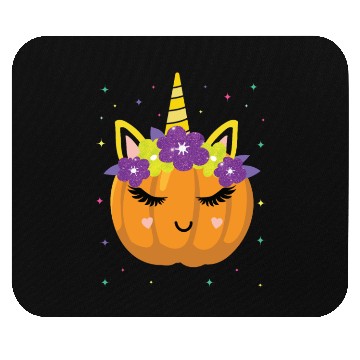 Discover Cute Unicorn Pumpkin Halloween Costume Mouse Pads