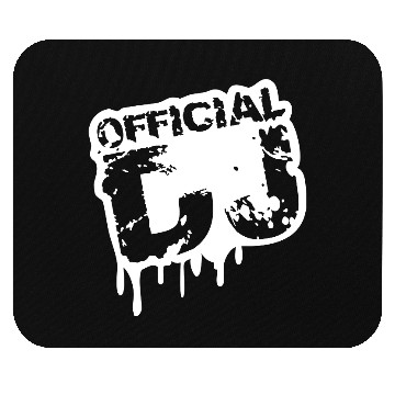 Discover Official DJ Graffiti Spray Drops Music Party Text Mouse Pads