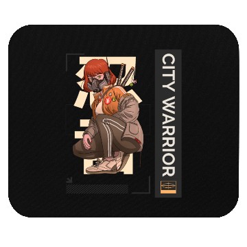 Discover City Warrior Mouse Pads - Trendy Urban Street Styl