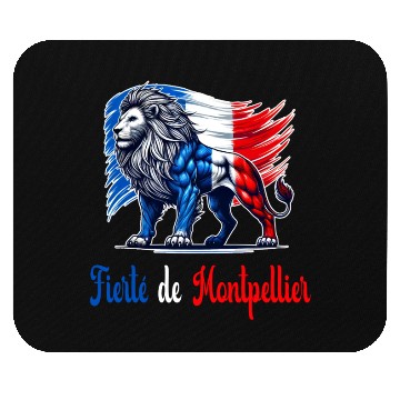 Discover The pride of Montpellier flag design Mouse Pads