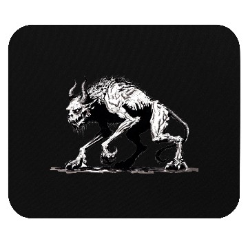 Discover Mythical Beast Illustration Mouse Pads