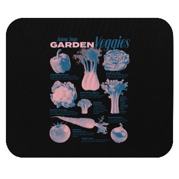 Discover Trend Design Garden Veggies Mouse Pads