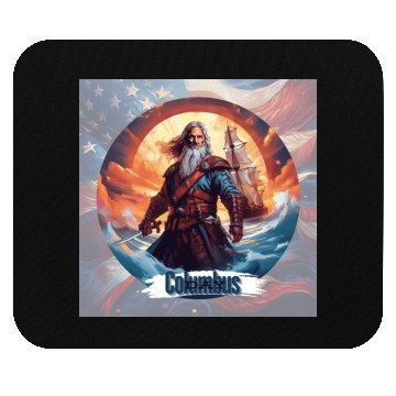 Discover Columbus Day Mouse Pads
