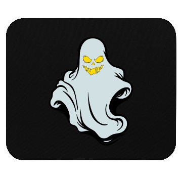 Discover ghost yellow eyes Mouse Pads