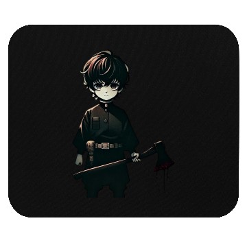 Discover Boy & Axe Anime Mouse Pads