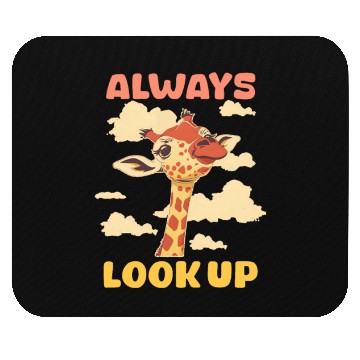 Discover Giraffe Always Look Up Mouse Pads