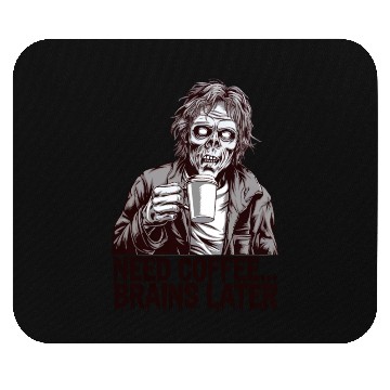 Discover Zombie Coffee Run Mouse Pads