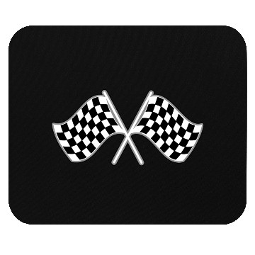 Discover race flag finish line Mouse Pads