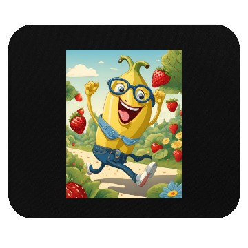 Discover The laughed banana colourful design. Mouse Pads