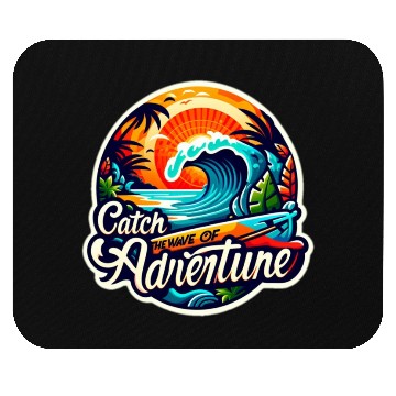 Discover Wanderlust Waves Mouse Pads