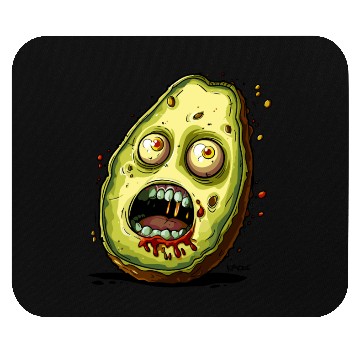 Discover Horror of the Rotten Avocado Mouse Pads