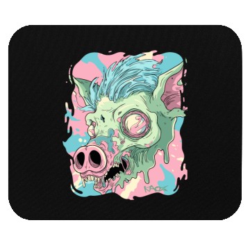 Discover Psychedelic Dreams Pig Mouse Pads