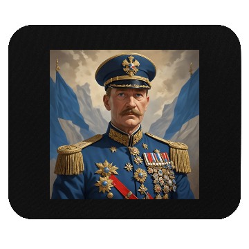 Discover The Commander of the Blue Dominion Mouse Pads