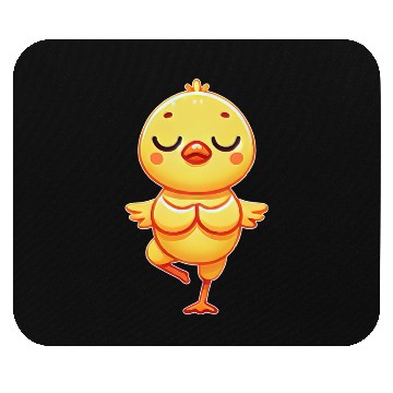 Discover Meditating Duck Yoga Autogenic Training Inner Mouse Pads