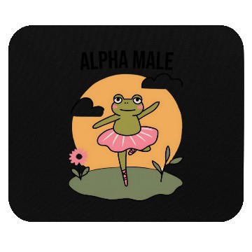 Discover Ballet Frog Alpha Male Mouse Pads