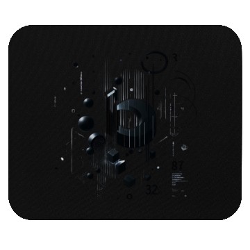Discover Abstract Lucky number Mouse Pads