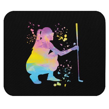 Discover Golfer Colorsplash Kids Miniature Golf Mouse Pads