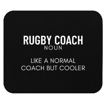 Discover Rugby Coach Definition Funny Rugby Mouse Pads