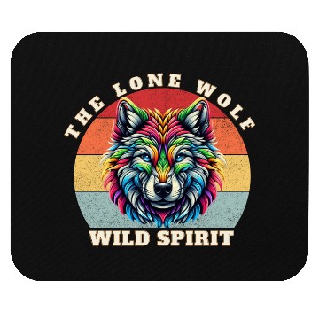 Discover The Lone Wolf Mouse Pads