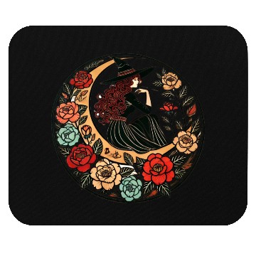 Discover Halloween Witch Mouse Pads