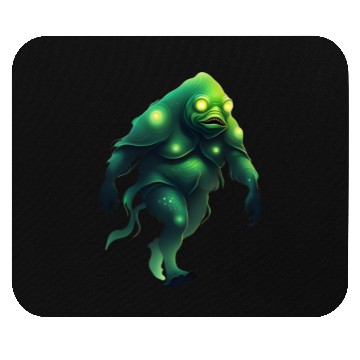 Discover Giant Green Monster Creature Mouse Pads