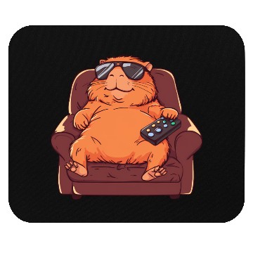 Discover Capybara Funny Video Games Capybara Mouse Pads