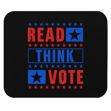 Discover Read Think Vote - Election Mouse Pads