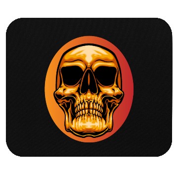 Discover Halloween skull Novelty Skull Graphic design Mouse Pads