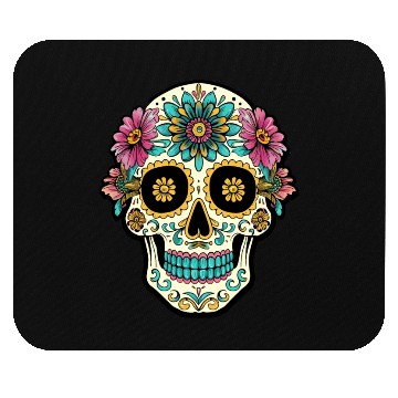 Discover Day of the Dead Sugar Skull, Flippin Sweet Gear Mouse Pads