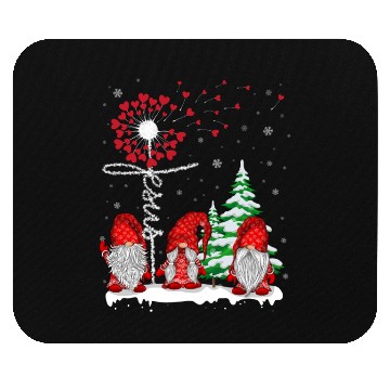 Discover Gnomes Jesus Dandelion Christmas Tree Mouse Pads