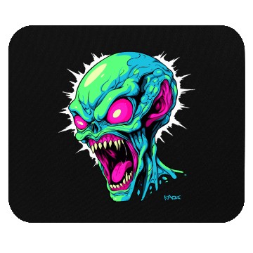 Discover Angry Alien Mouse Pads