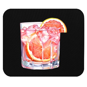 Discover Grapefruit Citrus Cocktail Mouse Pads