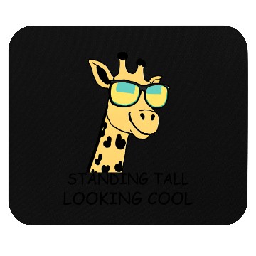 Discover Giraffe in Sunglasses Mouse Pads
