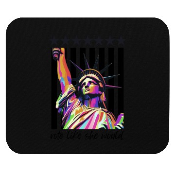 Discover Vote Like She Would - Stars and Stripes edition Mouse Pads