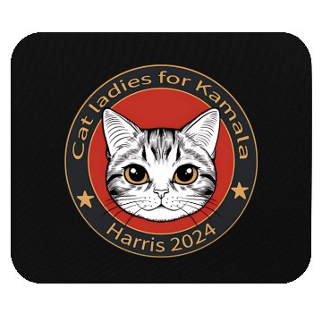 Discover Cat Ladies For Kamala Mouse Pads
