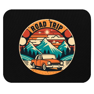 Discover road trip lover Mouse Pads