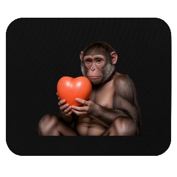 Discover Monkey love you Mouse Pads