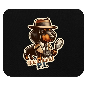 Discover Dachshund PI Mouse Pads