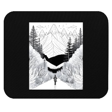 Discover Journey into the Wilderness Mouse Pads