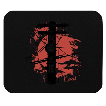 Discover Japanese Electricity Pylon Mouse Pads