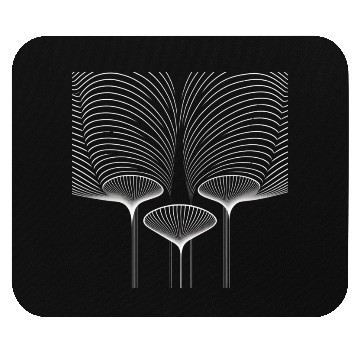 Discover Trippy Abstract Shroom Art Mouse Pads
