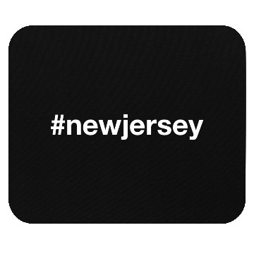 Discover NEW JERSEY Hashtag Mouse Pads