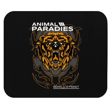 Discover Animal Paradies Gold Mouse Pads