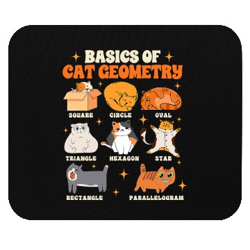 Discover Math Teacher Life Teaching Basics Of Cat Geometry Mouse Pads