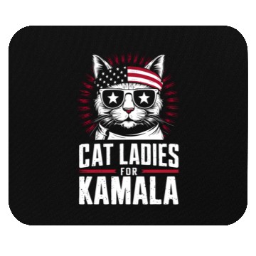 Discover Kamala Harris Cat Ladies 2024 Mouse Pads
