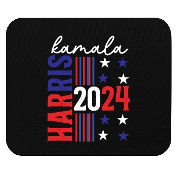 Discover Kamala Harris 2024 For President Campaign US Flag Mouse Pads
