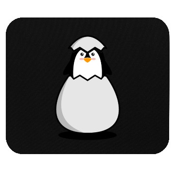 Discover Funny penguin ,Cute Penguin, Penguin logo Mouse Pads