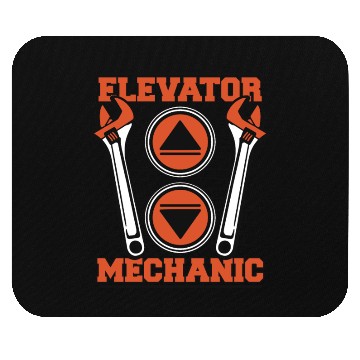 Discover Elevator Mechanic Inspector Technician Elevator Mouse Pads