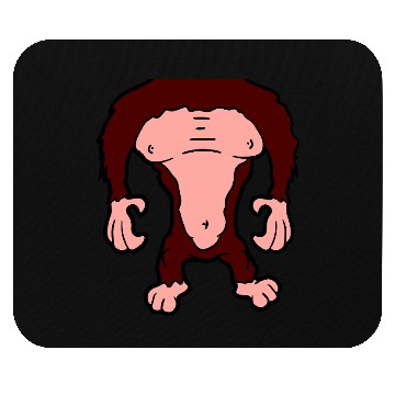 Discover Funny Gorilla Body Without Head Halloween Cost Mouse Pads